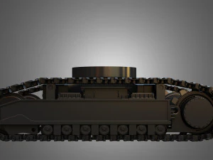 shovel mechanical tracks 3D Model
