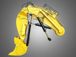 excavator hydraulic loading arm 3D Model