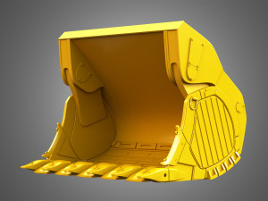 excavator bucket 3D Model