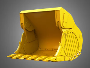 benna dell'escavatore Modello 3D