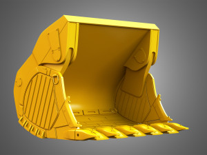 excavator bucket 3D Model