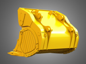 excavator bucket 3D Model