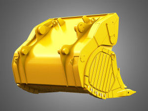 excavator bucket 3D Model