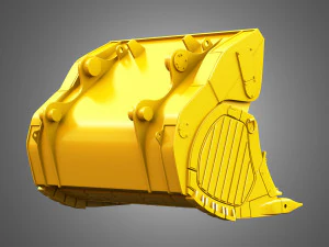 excavator bucket 3D Model