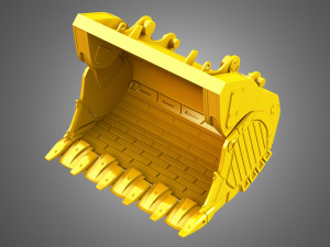 excavator bucket 3D Model
