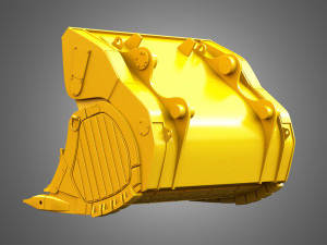 excavator bucket 3D Model