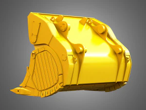 excavator bucket 3D Model
