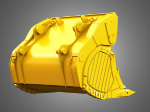 excavator bucket 3D Model