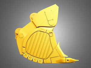 excavator bucket 3D Model