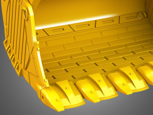 excavator bucket 3D Model