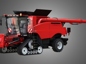 axial-flow 9240 combine harvester 3D Model