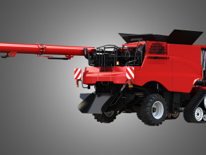 axial-flow 9240 combine harvester 3D 模型