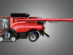 axial-flow 9240 combine harvester 3D 模型