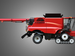 axial-flow 9240 combine harvester 3D 模型