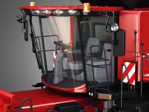 axial-flow 9240 combine harvester 3D 模型