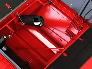 axial-flow 9240 combine harvester 3D 模型
