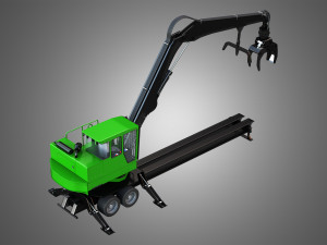 337e knuckleboom loader 3D Model