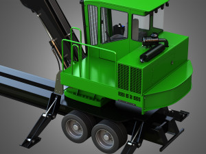 337e knuckleboom loader 3D Model