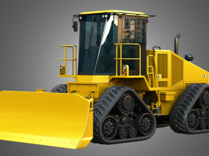 764 High Speed Dozer 3D Model