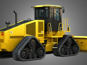 764 escavadora de alta velocidade Modelo 3D