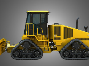 764 High Speed Dozer 3D Model