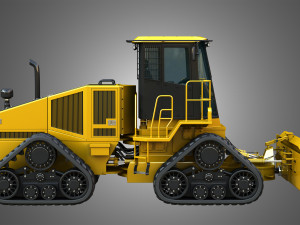 764 High Speed Dozer 3D Model