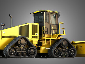 764 High Speed Dozer 3D Model