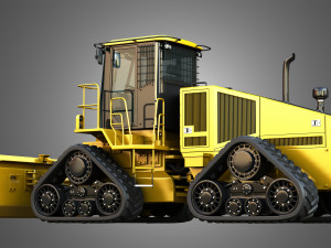 764 High Speed Dozer 3D Model