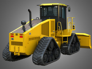 764 High Speed Dozer 3D Model