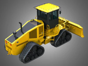 764 escavadora de alta velocidade Modelo 3D