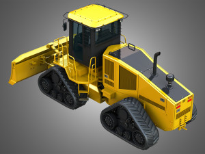 764 High Speed Dozer 3D Model