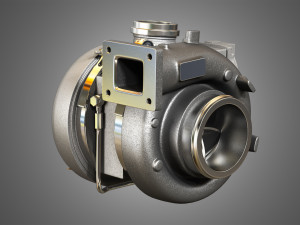 turbocharger - diesel engine 3D Model