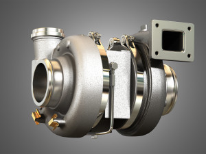 turbocharger - diesel engine 3D Model