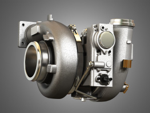 turbocharger - diesel engine 3D Model