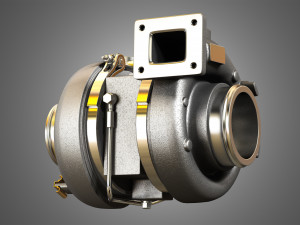 turbocharger - diesel engine 3D Model