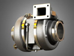 turbocharger - diesel engine 3D Model