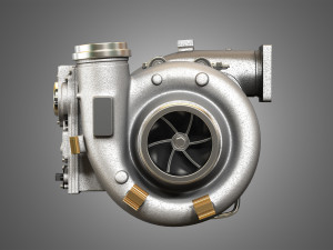 turbocharger - diesel engine 3D Model