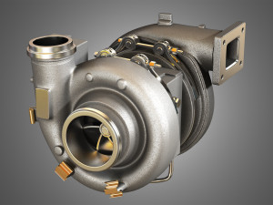 turbocharger - diesel engine 3D Model