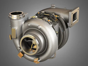 turbocharger - diesel engine 3D Model
