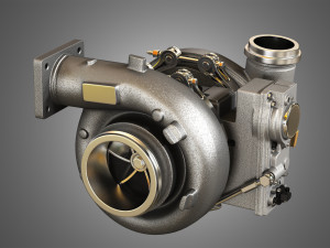 turbocharger - diesel engine 3D Model
