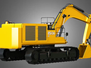 850d lc excavator 3D Model