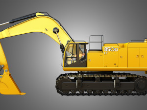 850d lc excavator 3D Model