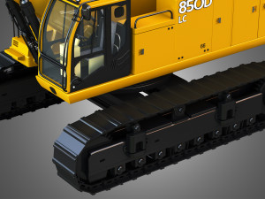 850d lc excavator 3D Model