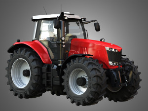 massey ferguson -7719 tractor 3D-Modell