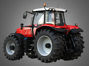 massey ferguson -7719 tractor 3D-Modell