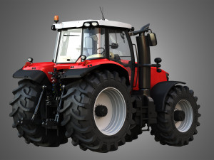 massey ferguson -7719 tractor 3D-Modell
