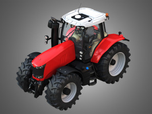 massey ferguson -7719 tractor 3D-Modell
