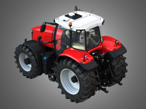 massey ferguson -7719 tractor 3D-Modell
