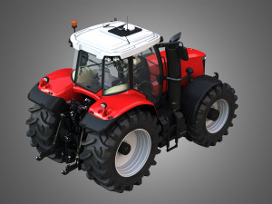 massey ferguson -7719 tractor 3D-Modell