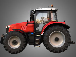 massey ferguson -7719 tractor 3D-Modell